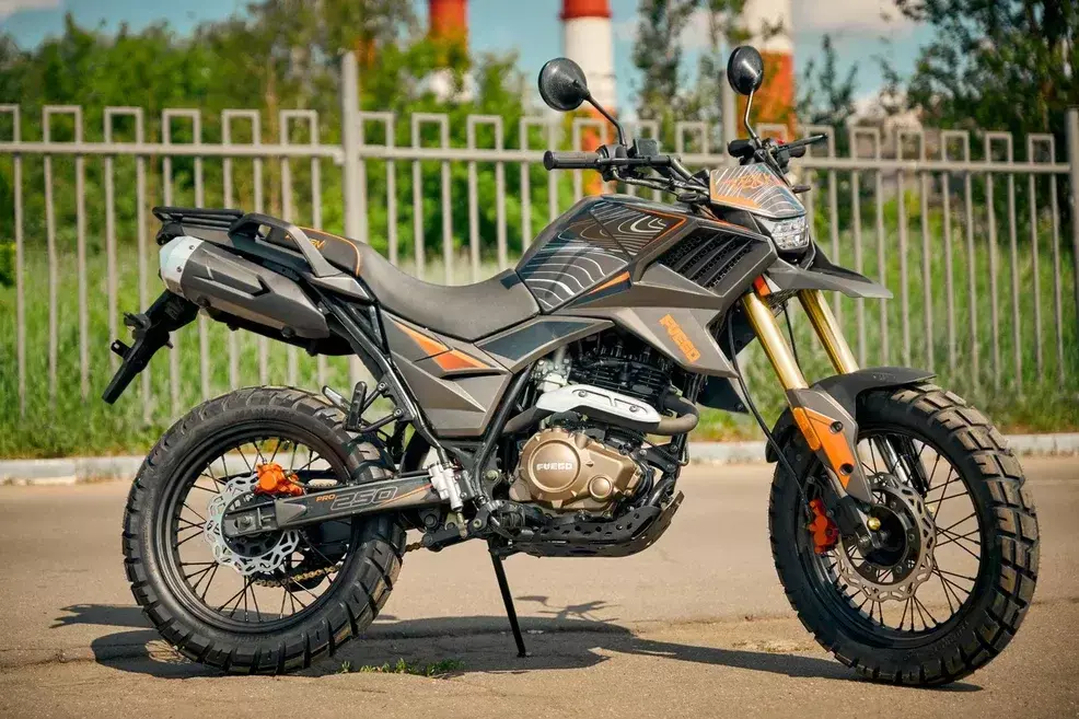 Мотоцикл Fuego Tekken 250 (166FMM) Черно-оранжевый