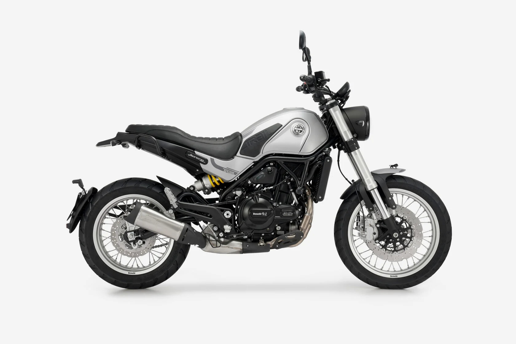 Мотоцикл Benelli Leoncino 500 TRAIL темно-серый матовый