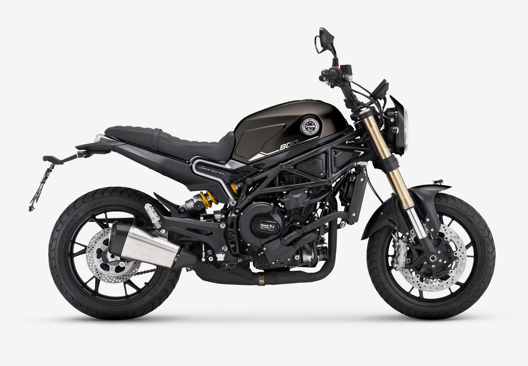 Мотоцикл Benelli Leoncino 800 коричневый