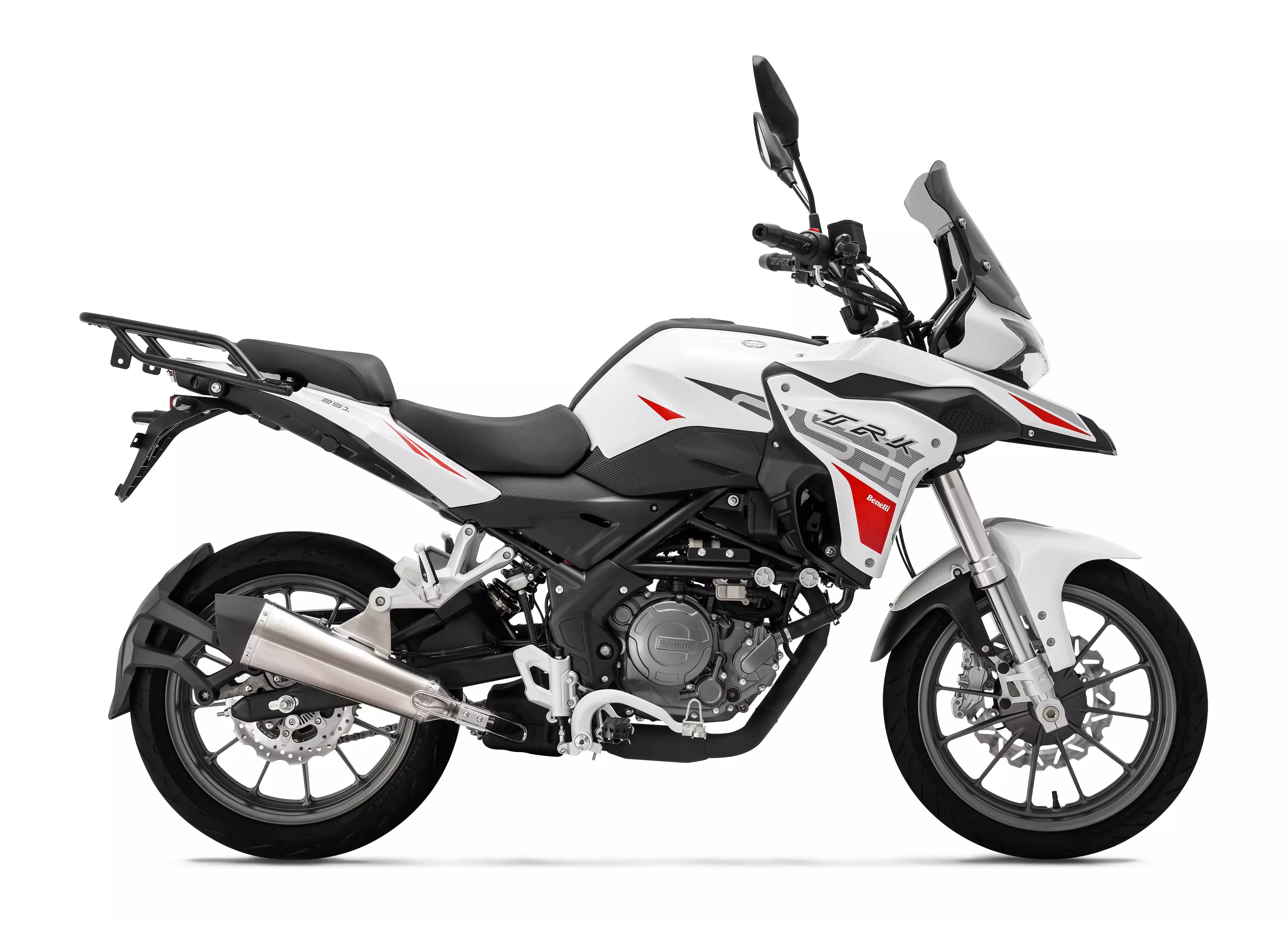 Мотоцикл Benelli TRK 251 белый глянцевый