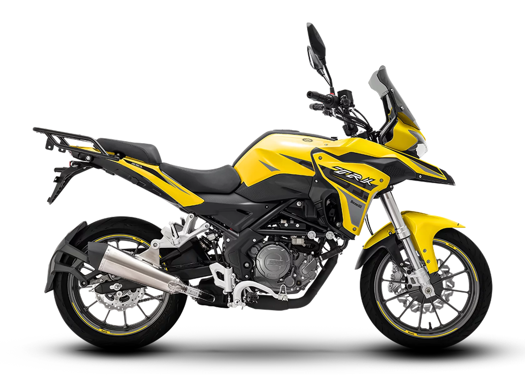 Мотоцикл Benelli TRK 251 желтый глянцевый