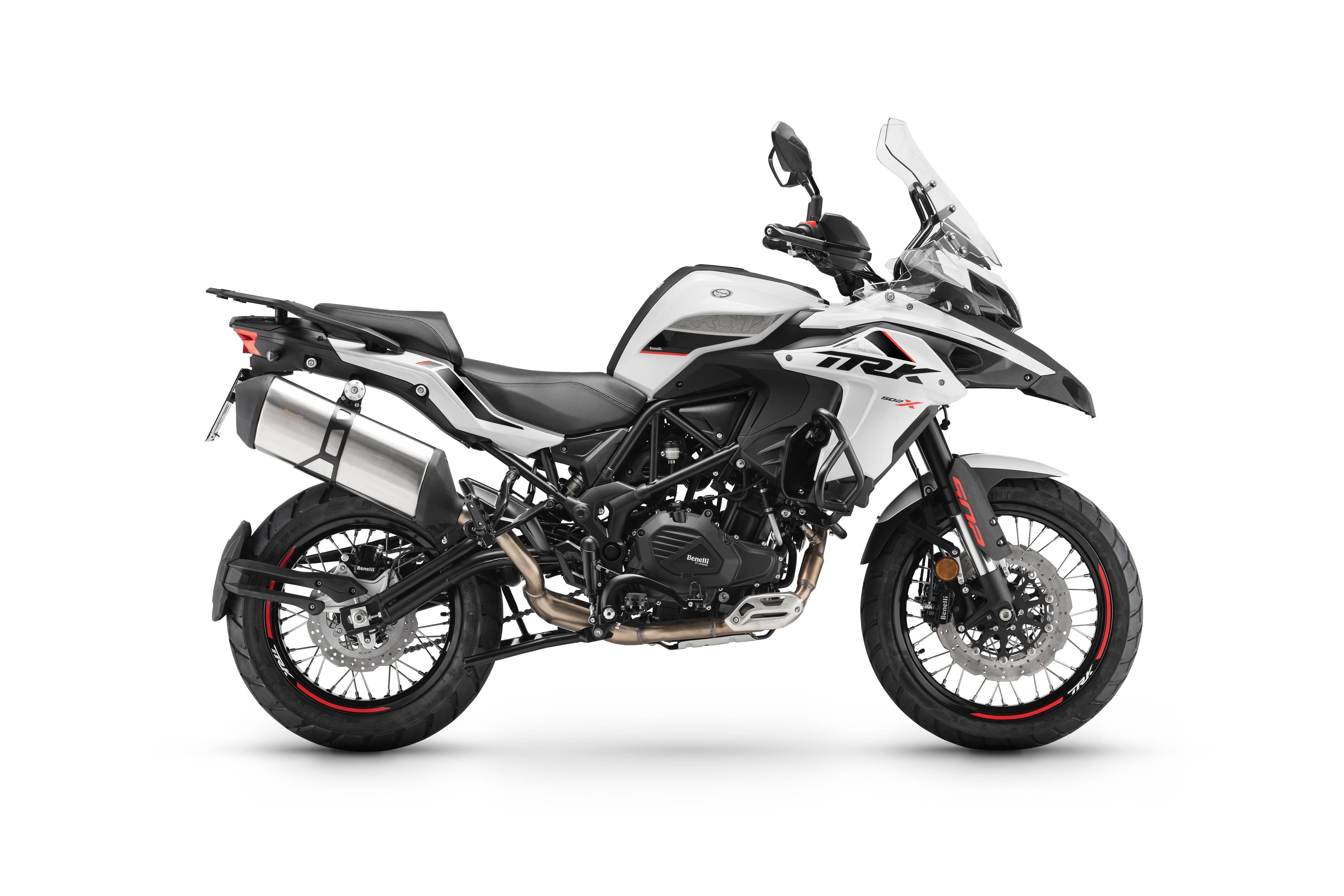 Мотоцикл Benelli TRK 502 X белый глянцевый
