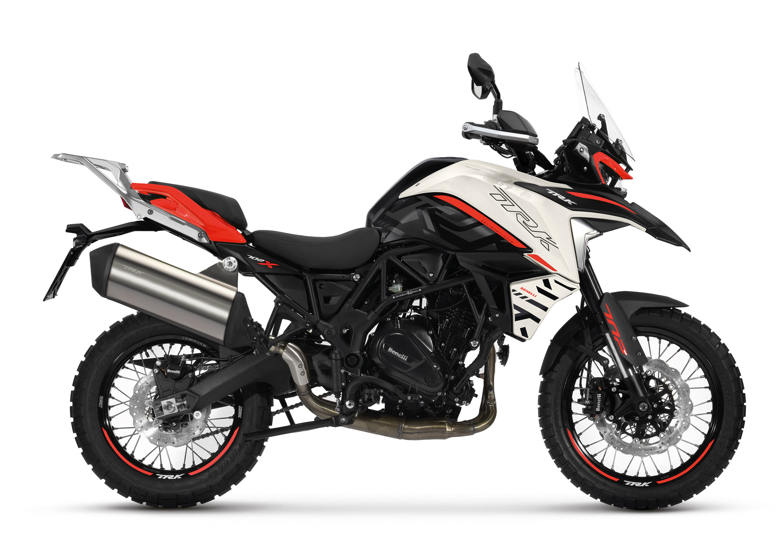 Мотоцикл Benelli TRK 702X белый матовый