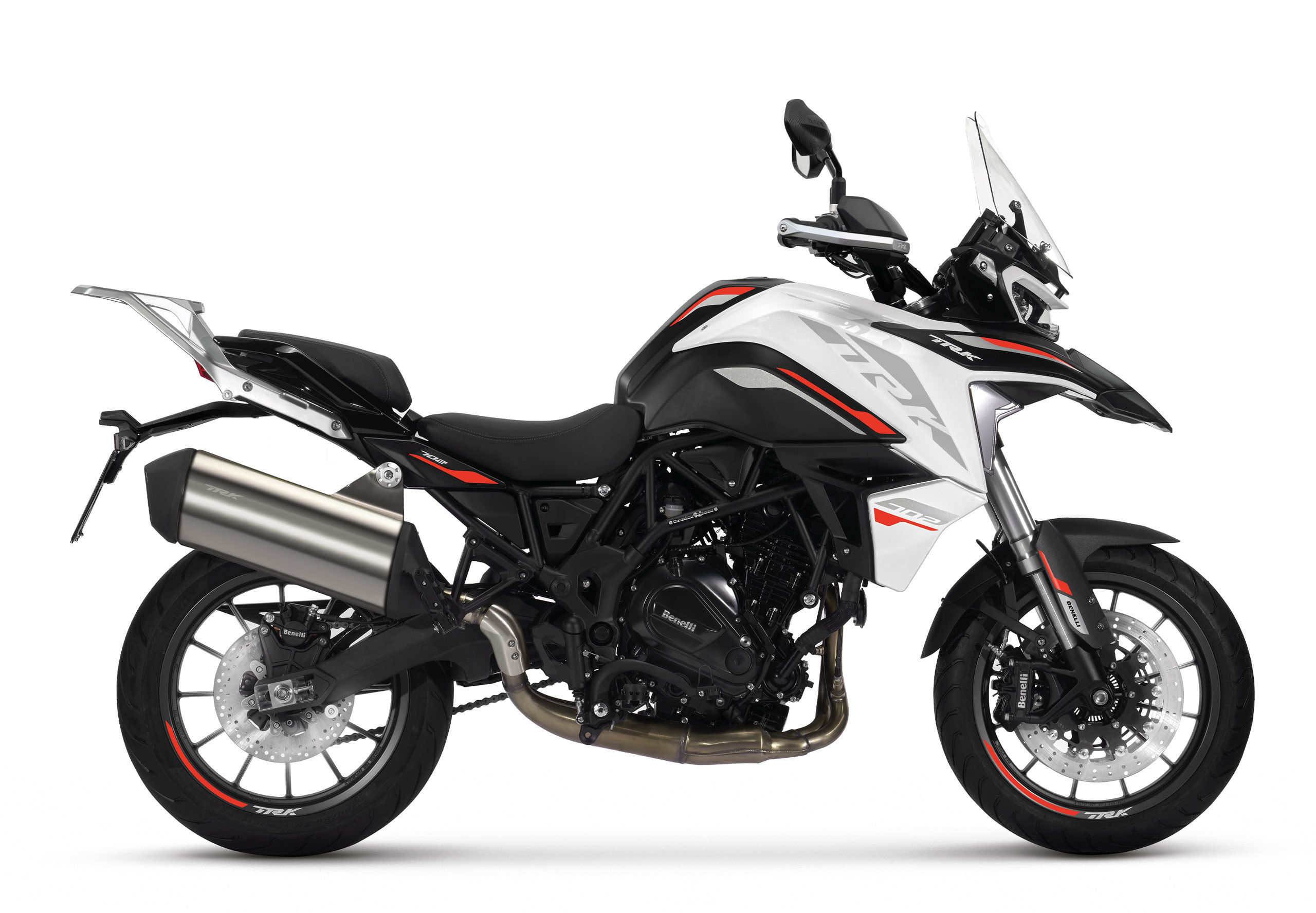 Мотоцикл Benelli TRK 702 белый матовый