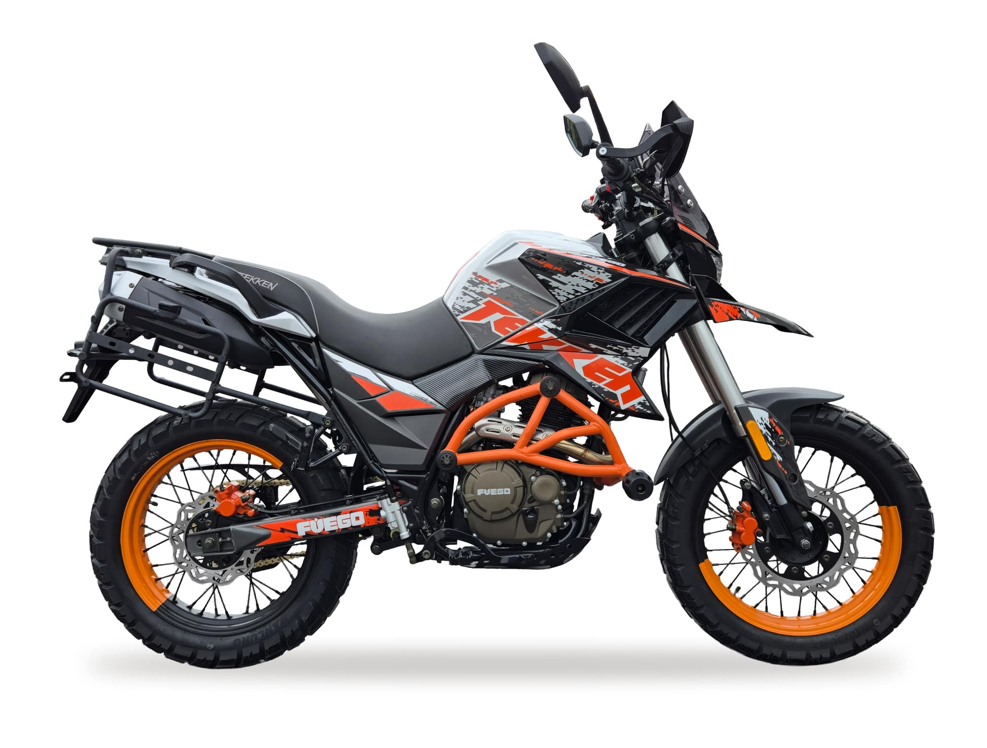 Мотоцикл Fuego Tekken 3.0 2025 White-Orange