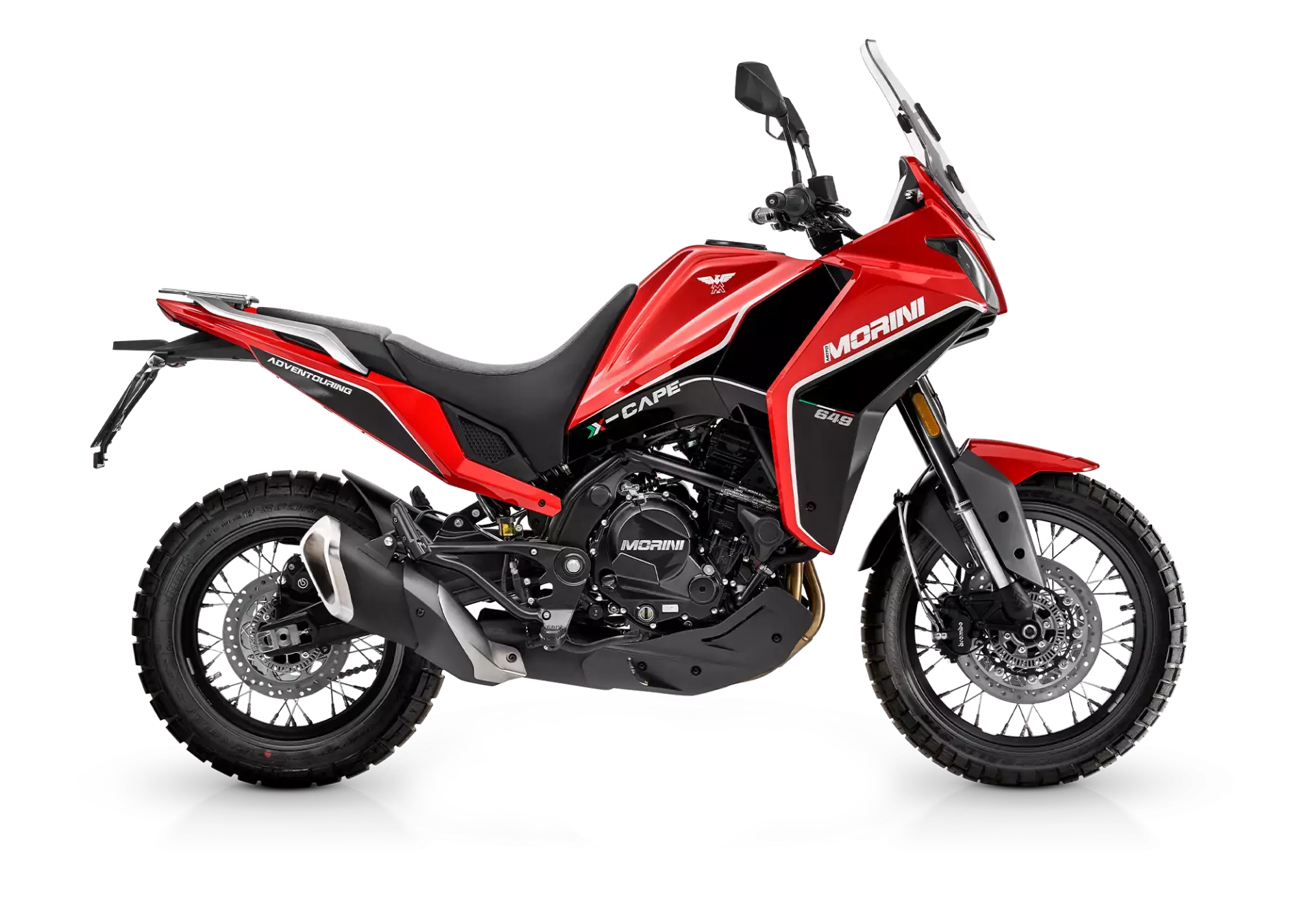 Мотоцикл Moto Morini X-CAPE 650X Red Passion Black Spoke