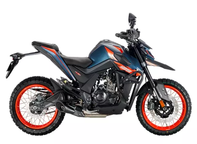 Мотоцикл ZONTES ZT125-U1 Matte Blue orange